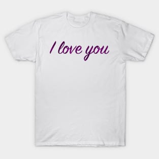 I love you sticker T-Shirt